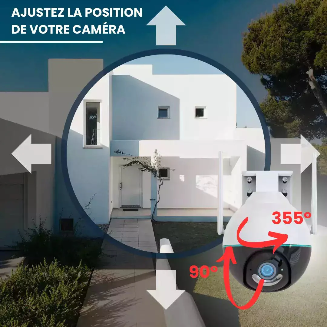 Caméra EP506 extérieure rotative filaire - 4MP - Image 8