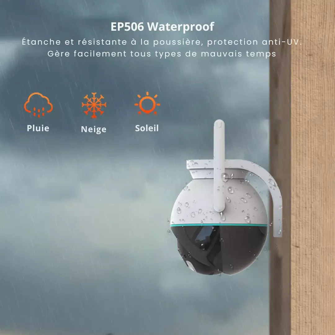 Caméra EP506 extérieure rotative filaire - 4MP - Image 6