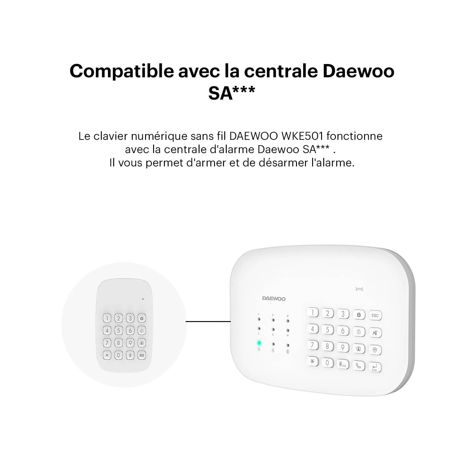 Clavier numérique sans fil WKE501 | Compatible Key (SA501) - Image 5
