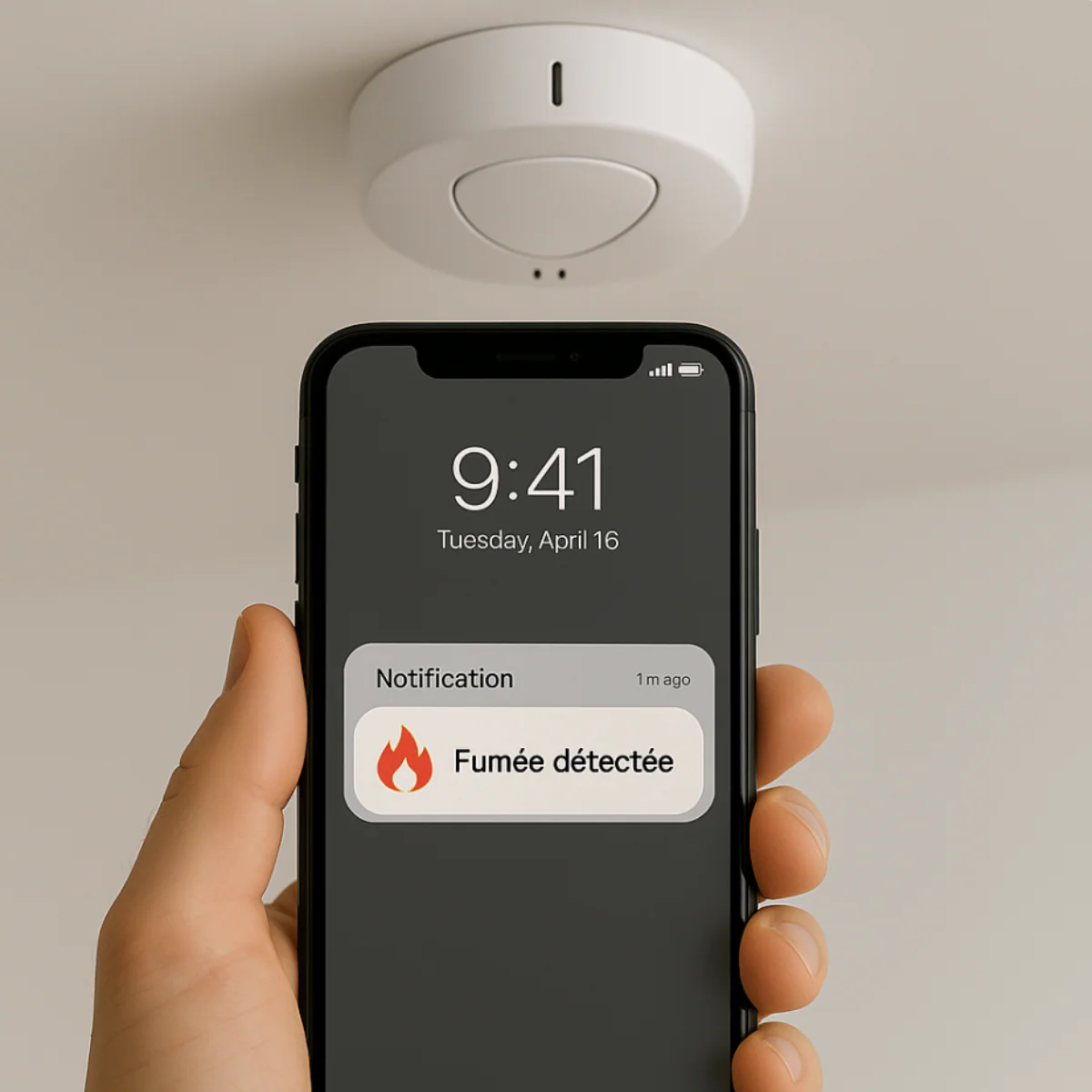 Détecteur de fumée WSD301 | Compatible Touch/Vigilia (AM30x) - Image 4