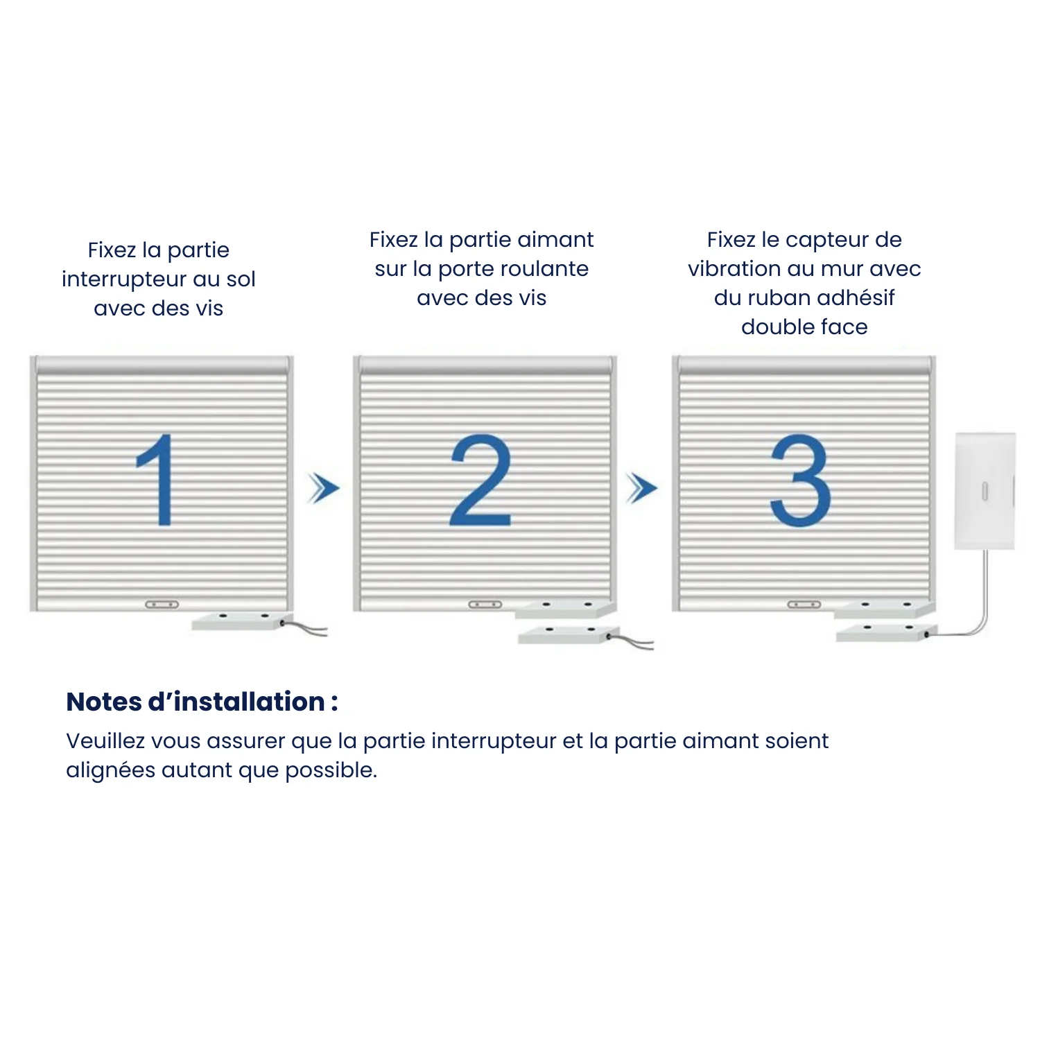 Contacteur de porte de garage WDG301 | Compatible Touch/Vigilia (AM30x) - Image 6