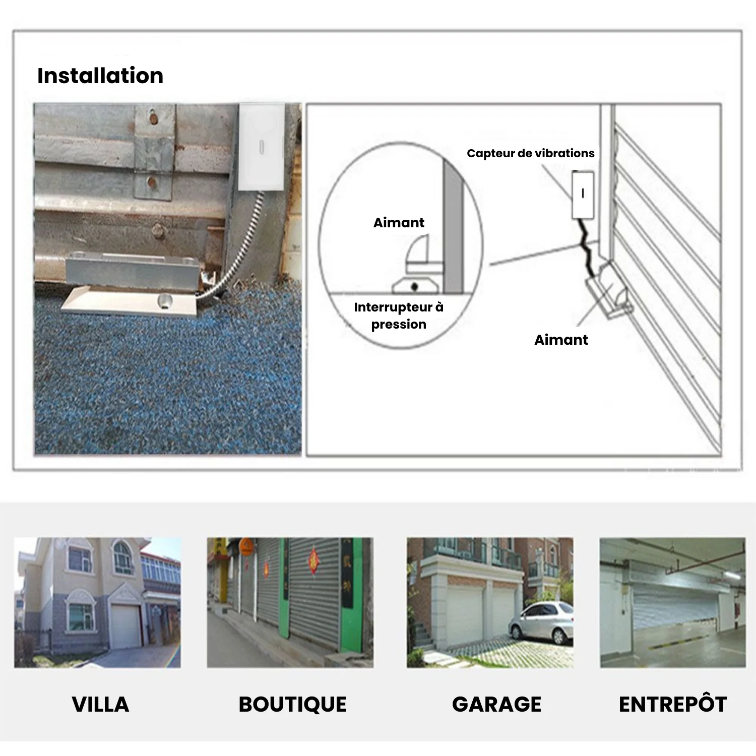 Contacteur de porte de garage WDG301 | Compatible Touch/Vigilia (AM30x) - Image 7