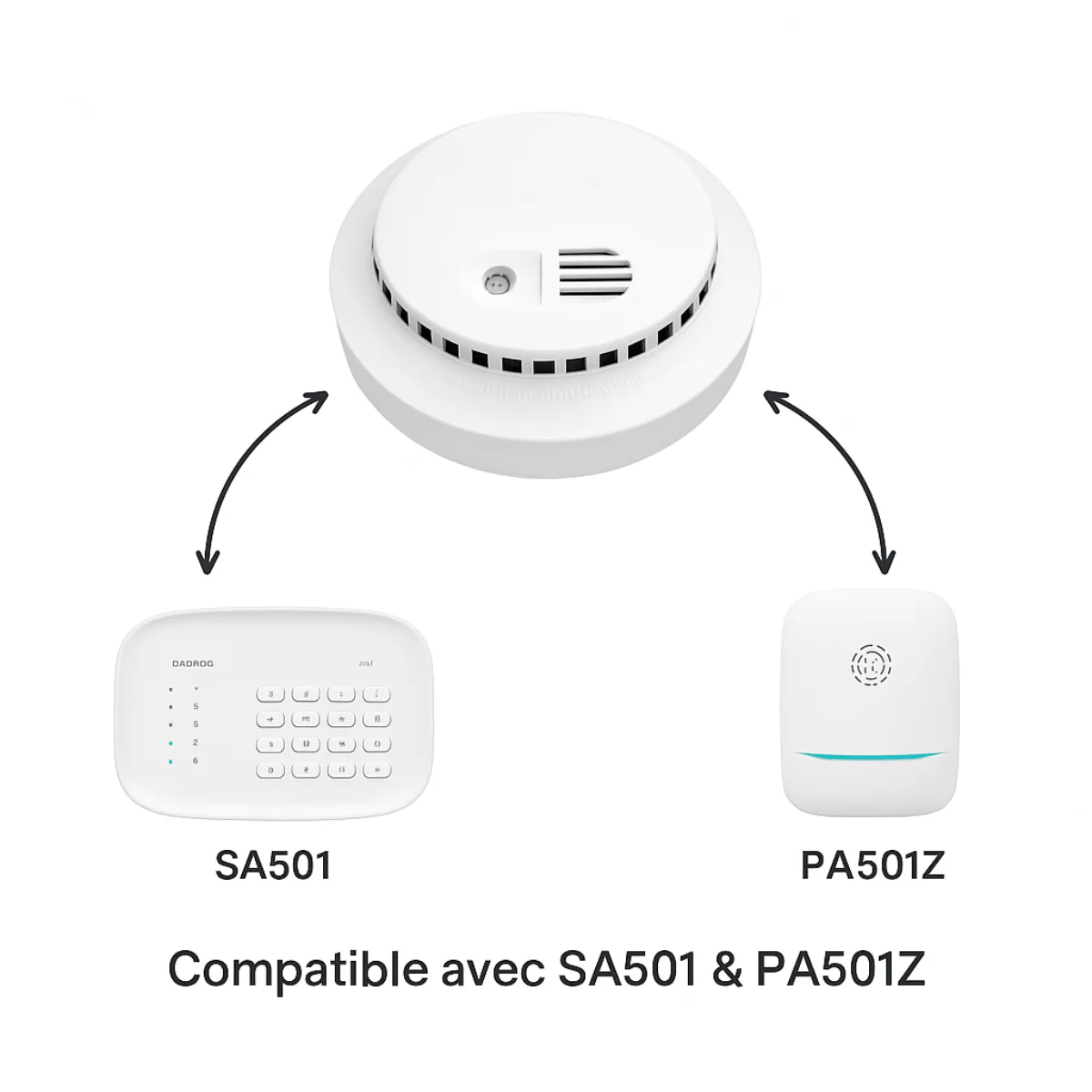 Détecteur de fumée connecté WSD501 | Compatible Key & Élite (SA501 & PA501Z) - Image 5