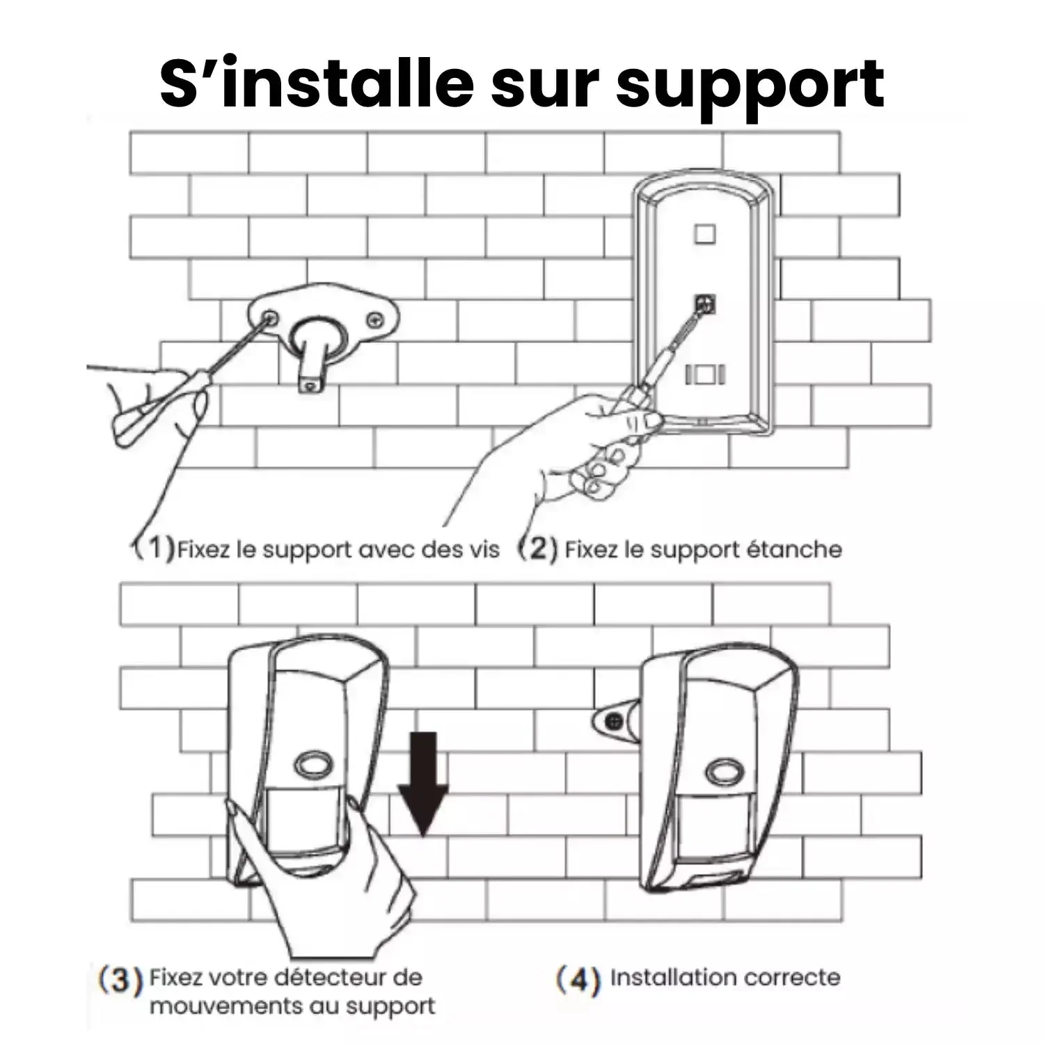 Détecteur de mouvement extérieur WMO301 | Compatible Touch/Vigilia (AM30x) - Image 4