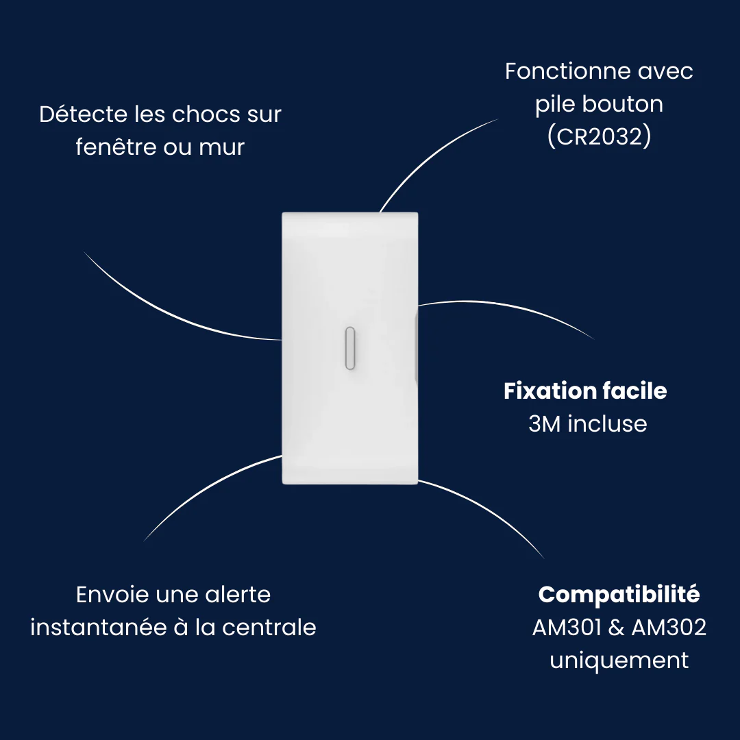 Détecteur de vibration WVD301 | Compatible Touch/Vigilia (AM30x) - Image 6