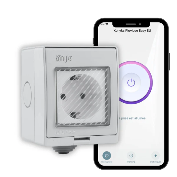 Prise connectée extérieure PLUVIOSE - Konyks - Image 3