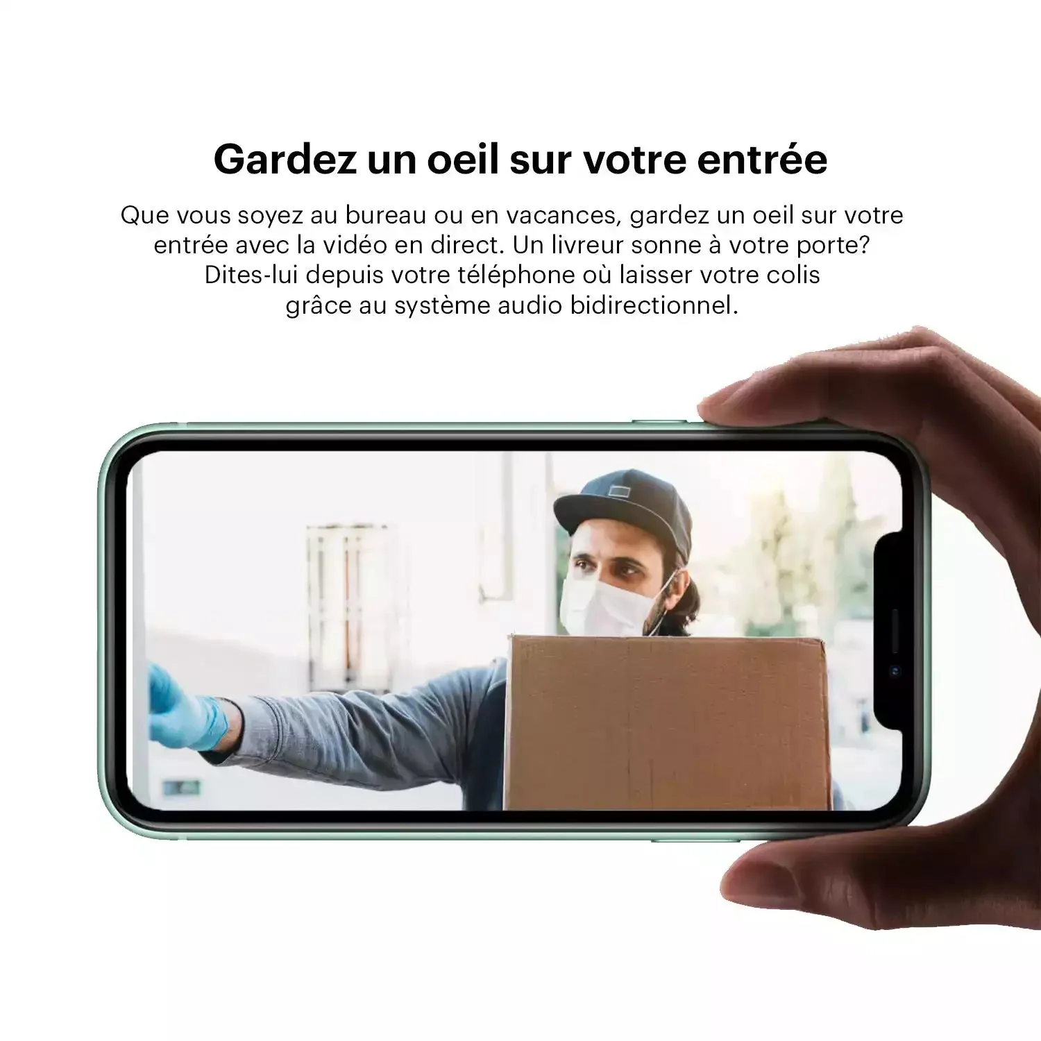 Visiophone Extérieur DB502W livré avec sonnette - Image 5